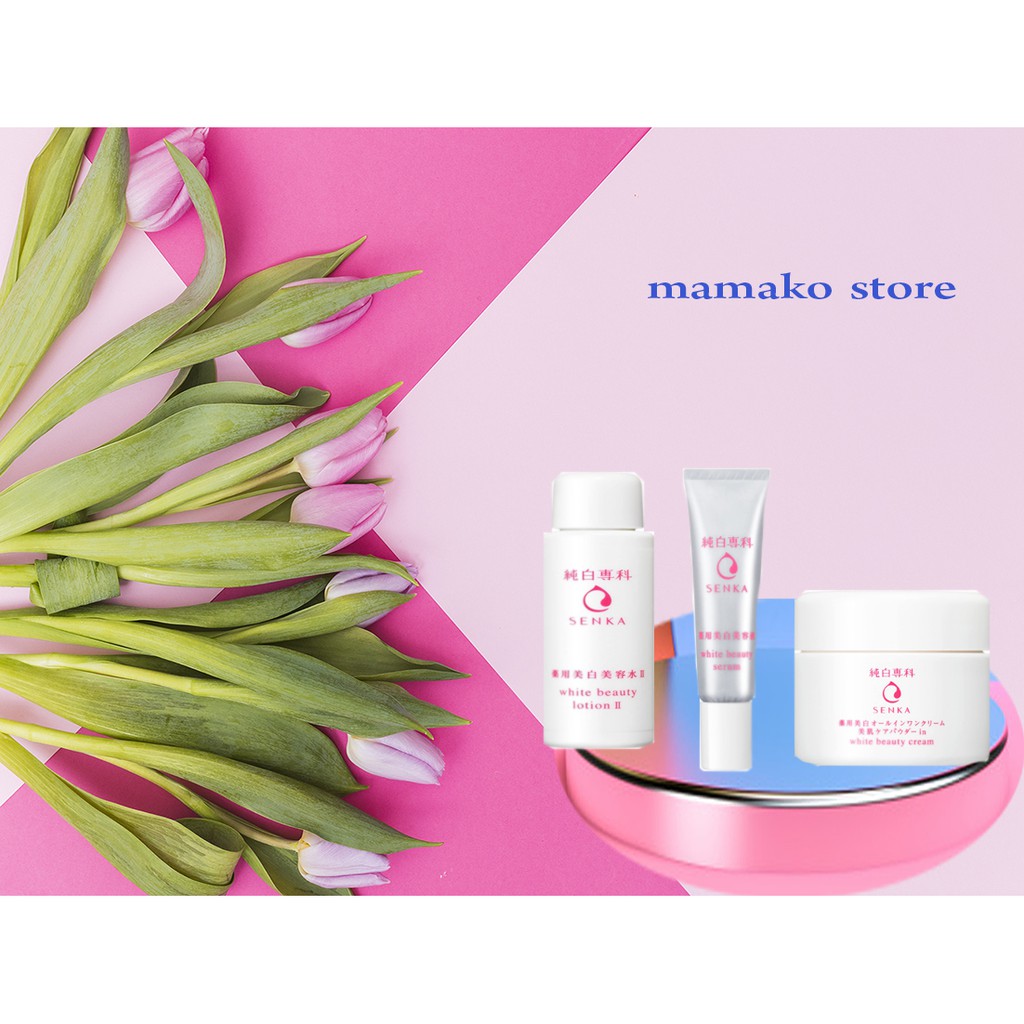 senka (Bộ)sản phẩm chăm sóc da đặc biệt dành cho mọi loại da