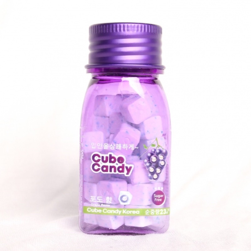 KẸO THE CUBE CANDY LỌ 23G VỊ NHO/ CHANH/ DƯA HẤU/ ĐÀO/ RED BULL- KẸO NGẬM