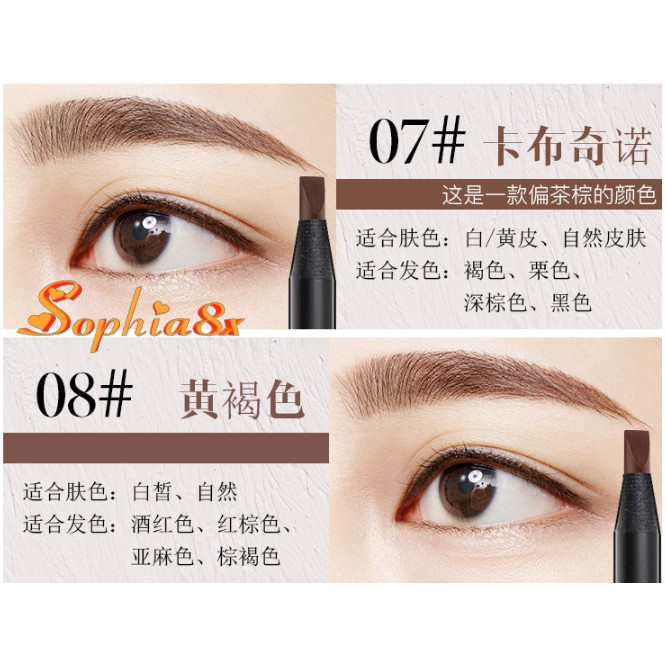 Chì xé kẻ mày cao cấp Haozhuang Make Up Milano Eyebrow Pencil | BigBuy360 - bigbuy360.vn