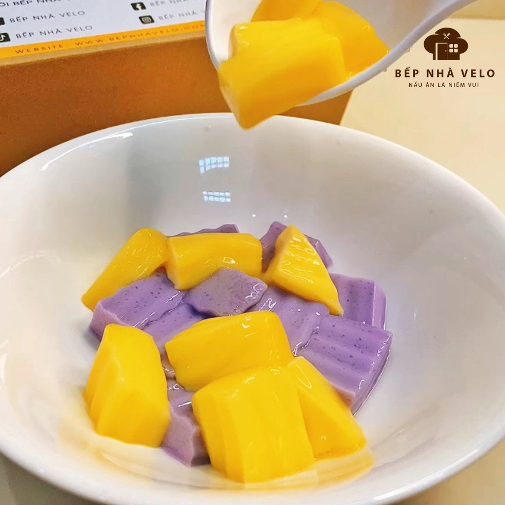 Set Làm Pudding Trứng, Socola, Khoai Môn Đài Loan - Bếp Nhà VeLo