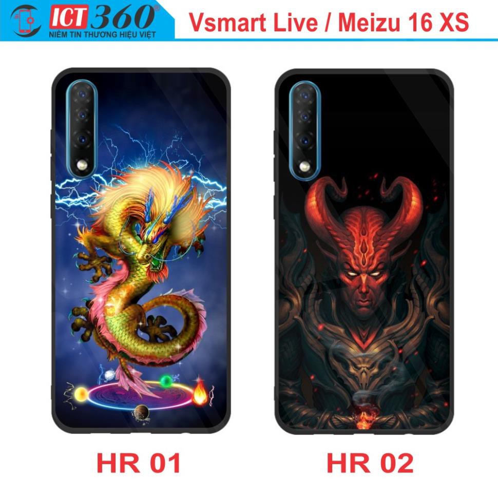 Ốp Lưng Kính Nano VSMART LIVE/ MEIZU 16 XS  - In Theo Yêu Cầu - Hình 3D