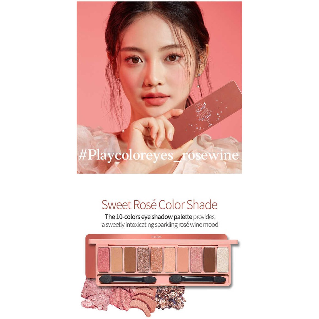 BẢNG PHẤN MẮT ETUDE HOUSE ROSE WINE 10 MÀU | BigBuy360 - bigbuy360.vn