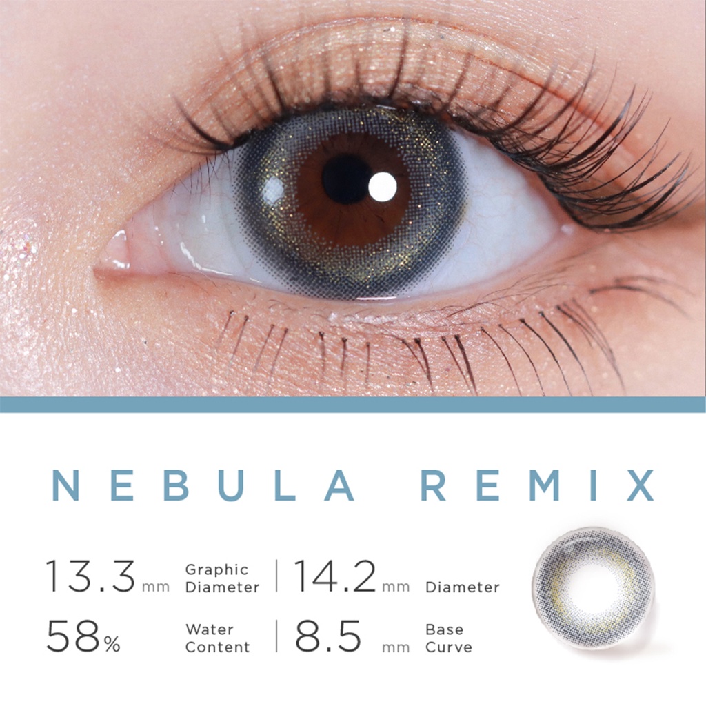 Kích áp tròng Moody NEBULA REMIX 14.2mm (hộp/ 10 cái) - bộ sưu tập Cosmo Disco