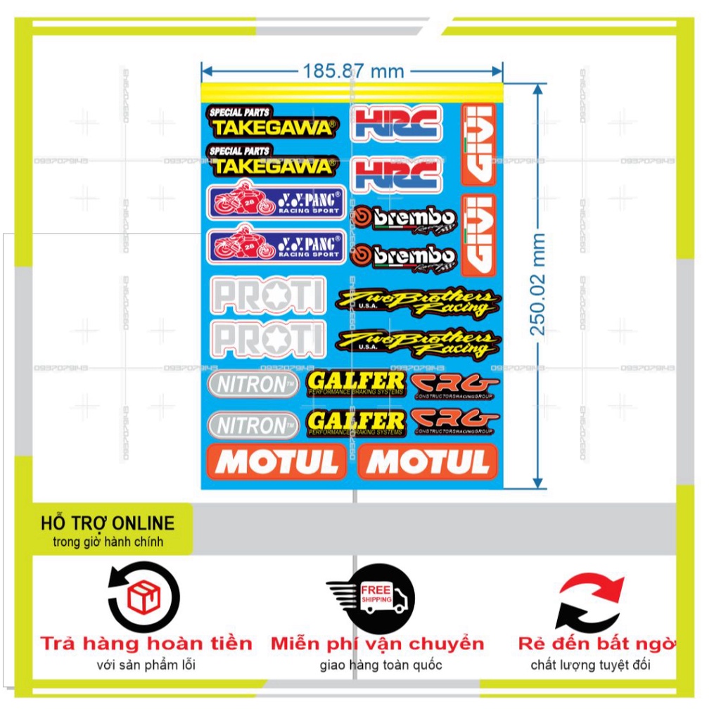 LOGO STICKER DÁN XE MÁY M28 - SHINDECAL2