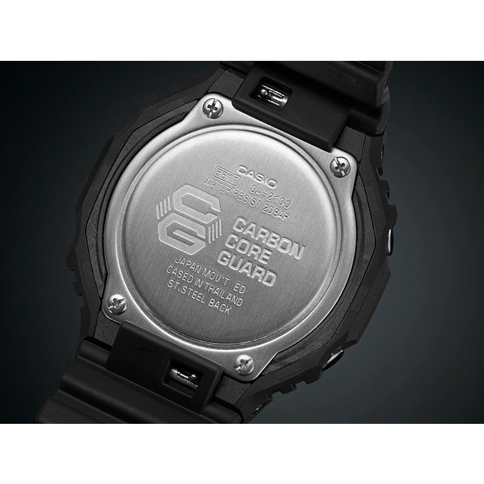 Casio Gshock GA2100, đồng hồ nam Casio G SHOCK chính hãng Anh Khuê GA-2100-1A1DR