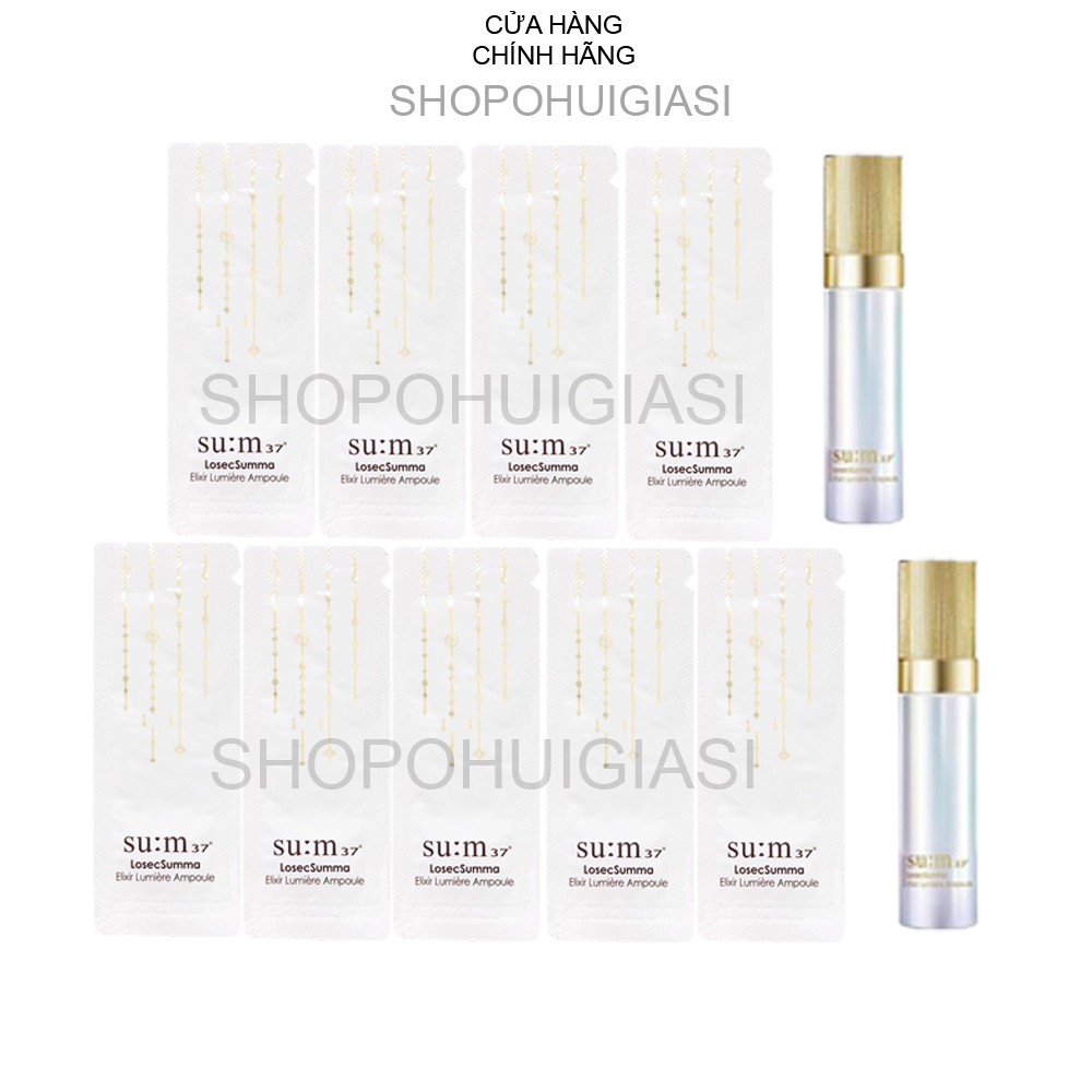 Gói sample serum trắng da sum37 làm mờ thâm sạm nám và trắng đều màu da - Su:m37 LosecSumma Elixir Lumiere Ampoule 1m