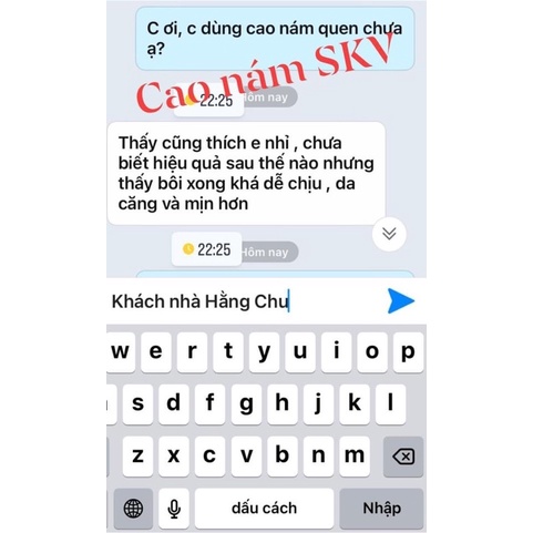 Cao nám thảo dược SKV