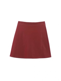 Chân váy chữ A màu đỏ (sẵn)
