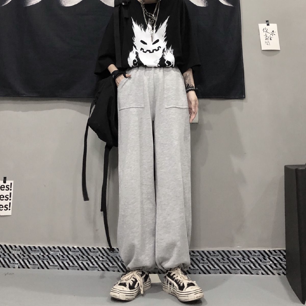 Quần Dài Thể Thao Ống Rộng Lưng Thun Co Giãn Tốt Thời Trang Mùa Thu 23 A576 | BigBuy360 - bigbuy360.vn