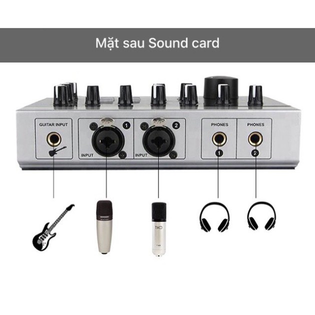 Bộ sound card U16K MK3 hay Sound card USB Alctron U16K K3 tích hợp nguồn 48V dùng cho tất cả các dòng mic thu âm ♥️♥️