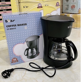 Máy pha cafe mini máy pha trà Bear CF-B06V2 600ml bảo hành 12 tháng