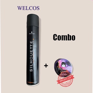 Gôm xịt tóc Silhouette, sáp vuốt tóc VCN CB12