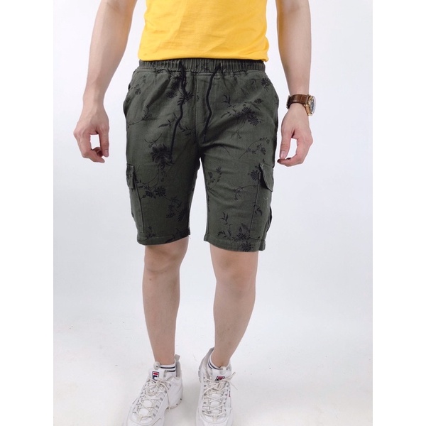 short jeans hoạ tiết nô store