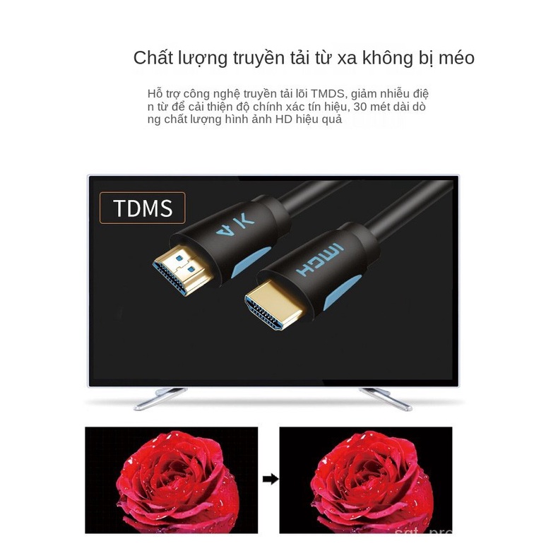 SGT dây Cáp HDMI 2.0 3D 4K 60HZ Cao Cấp tốc độ cao, loại tròn 0.5m, 1m, 1.5m, 3m, 10m, tivi, máy tính, chuẩn full HD | BigBuy360 - bigbuy360.vn