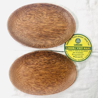Dĩa Gỗ Dừa Hình Ovan
