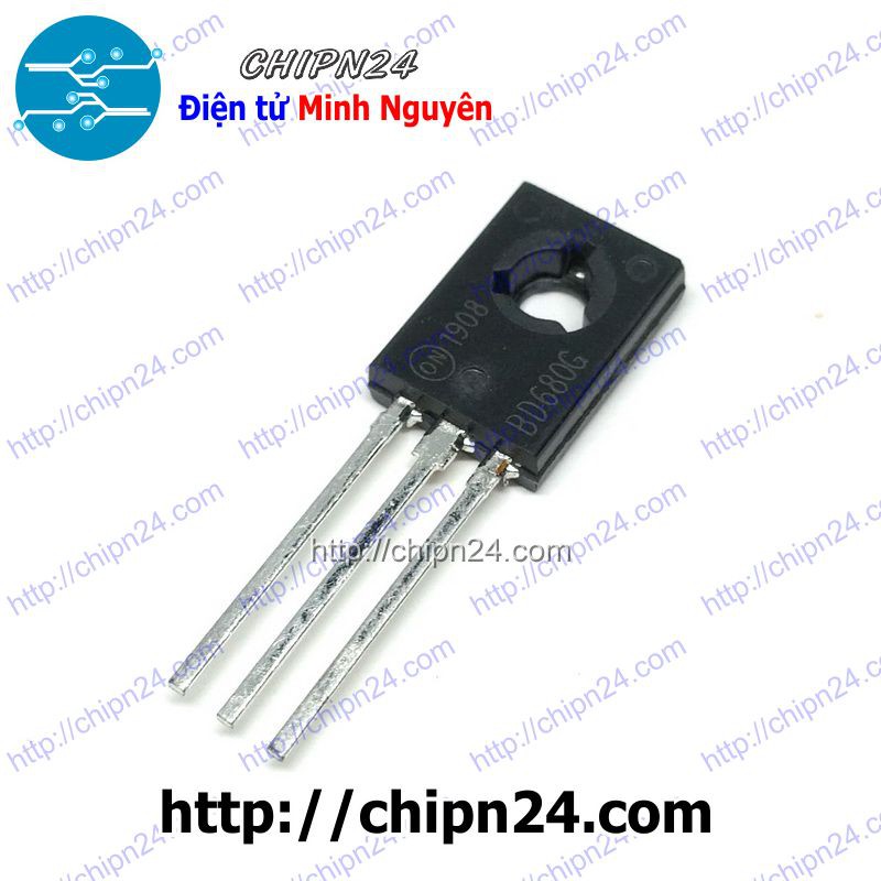 [2 CON] Transistor BD680 TO-126 PNP 4A 80V (Darlington) (D680 680)