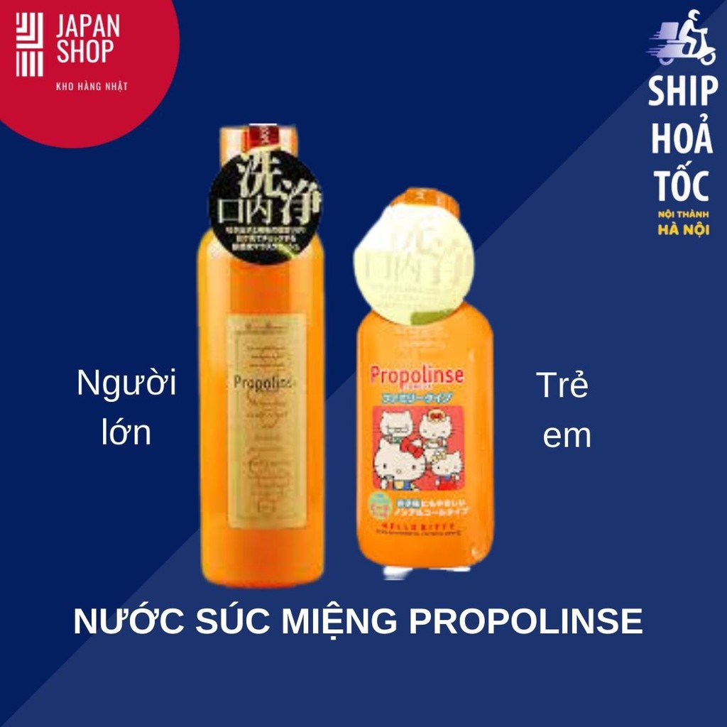 NƯỚC SÚC MIỆNG BONG MẢNG BÁM VÀ CAO RĂNG NHẬT BẢN PROPOLINES NHẬT BẢN