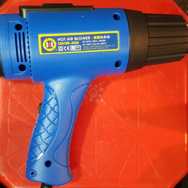 Máy Thổi Hơi nóng có Đồng hồ hiển thị nhiệt độ dùng điện 220v