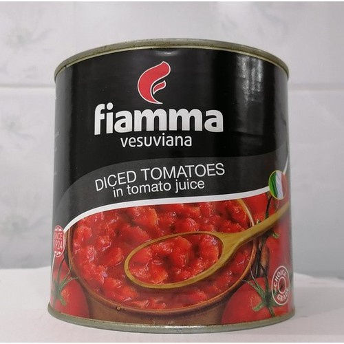 Cà chua xắt miếng Fiamma hộp 2.55kg