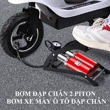 Bơm đạp chân ô-tô xe máy siêu tiện lợi , bơm ô tô xe máy đa năng cao cấp - Bảo hành 12 tháng 1 đổi 1 .