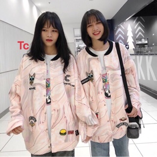 Áo khoác cadigan loang
