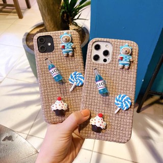 Ốp lưng dạ hình gấu xanh