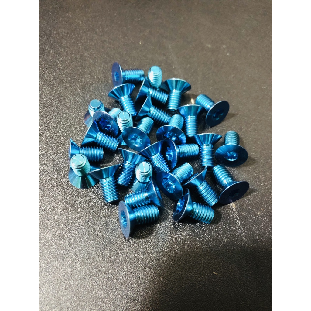 Ốc titan Gr5 6l 6l10 6l1 âm, dù âm gắn đĩa KTM, chụp đầu cốt các loại xe