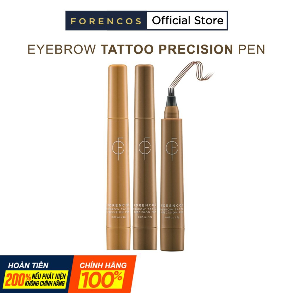 Bút nước kẻ lông mày FORENCOS EYEBROW TATTOO PRECISION PEN