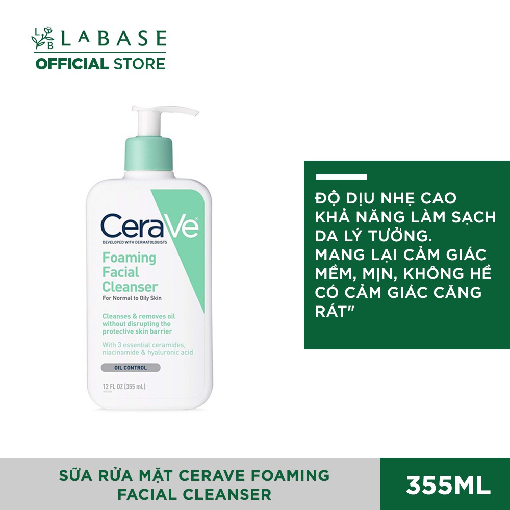 Sữa Rửa Mặt Dịu Nhẹ Cerave Foaming Facial Cleanser | BigBuy360 - bigbuy360.vn