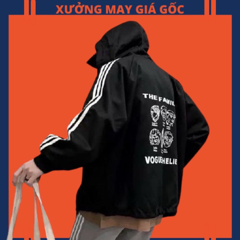 🎆𝐃𝐮̀ 𝟐 𝐋𝐨̛́𝐩🎆 BAC Áo Khoác Dù 2 Lớp In Hình 2 Mặt (Kèm Video, Hình Chụp Thật)