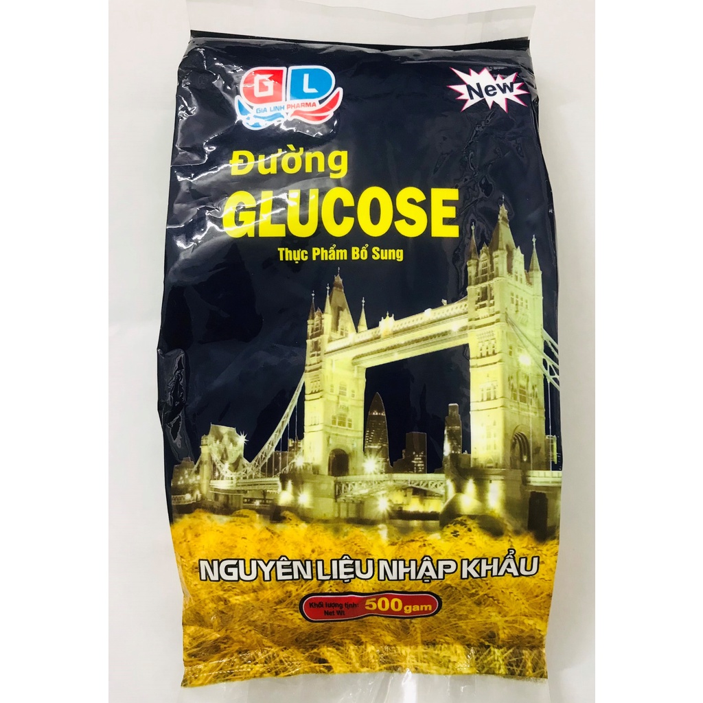 Đường Glucose Nhật Quang hoặc Gia Linh 500g