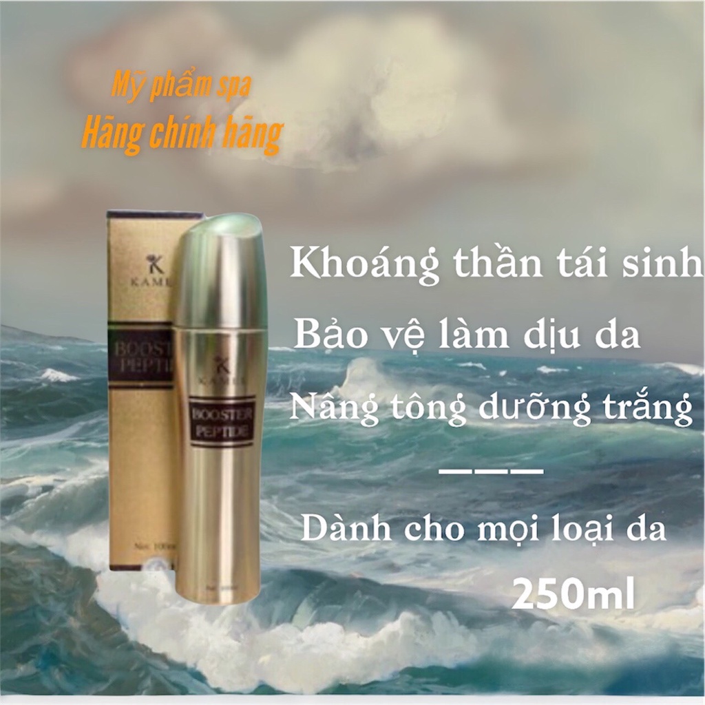[KAMEL] Xịt Khoáng, Khoáng Thần Tái Sinh BOOSTER PEPTIDE Với Tinh Dầu OMEGA Bảo Vệ, Làm Dịu Da - Dành Cho Mọi Loại Da