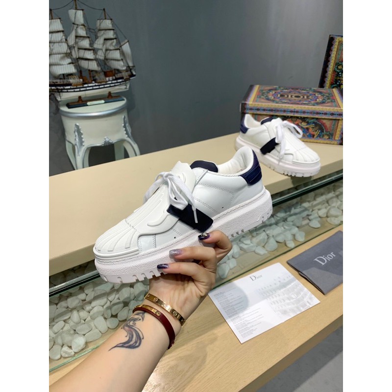 Giày thể thao nam nữ Dior CD da thật cao cấp thiết kế mới phong cách