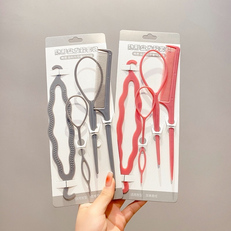 Bộ Dụng Cụ Tết Tóc Phong Cách Hàn Quốc Cho Bé Gái