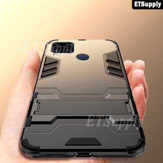 Ets Dành Cho Realme C12 Realme C15 Armor Cover Iron Man Robot Case Cho Realme C15 C12 TPU Mềm Và PC Cứng Vỏ Bảo Vệ Đôi