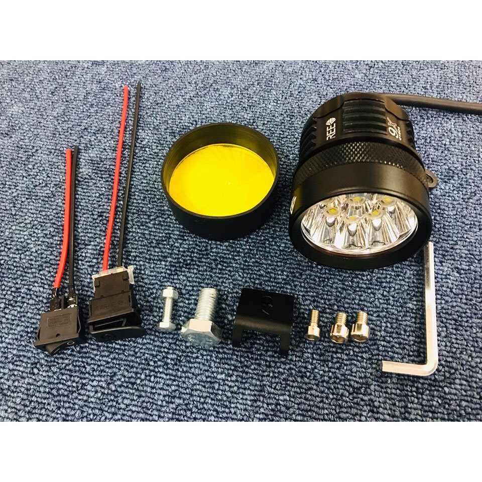 Đèn  L9X Siêu Sáng Gắn Xe Máy, Xe Điện < Chống Nước Bảo Hành 12 Tháng >