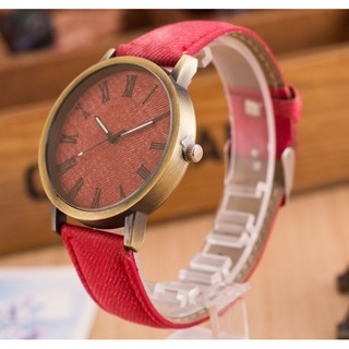 Đồng hồ nữ CAY DH47 Cổ Điển màu đỏ