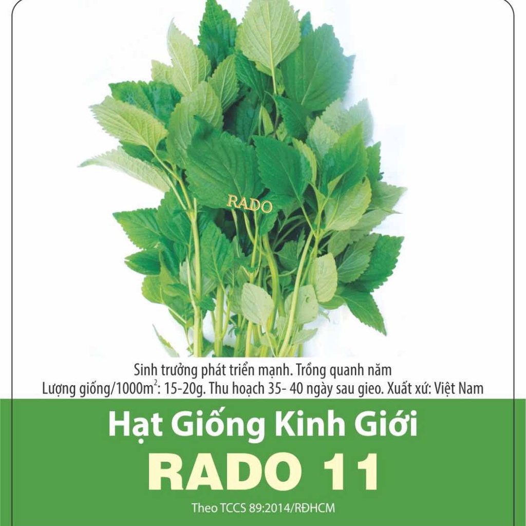 1Gr - Hạt Giống Lá Cây Rau Kinh Giới