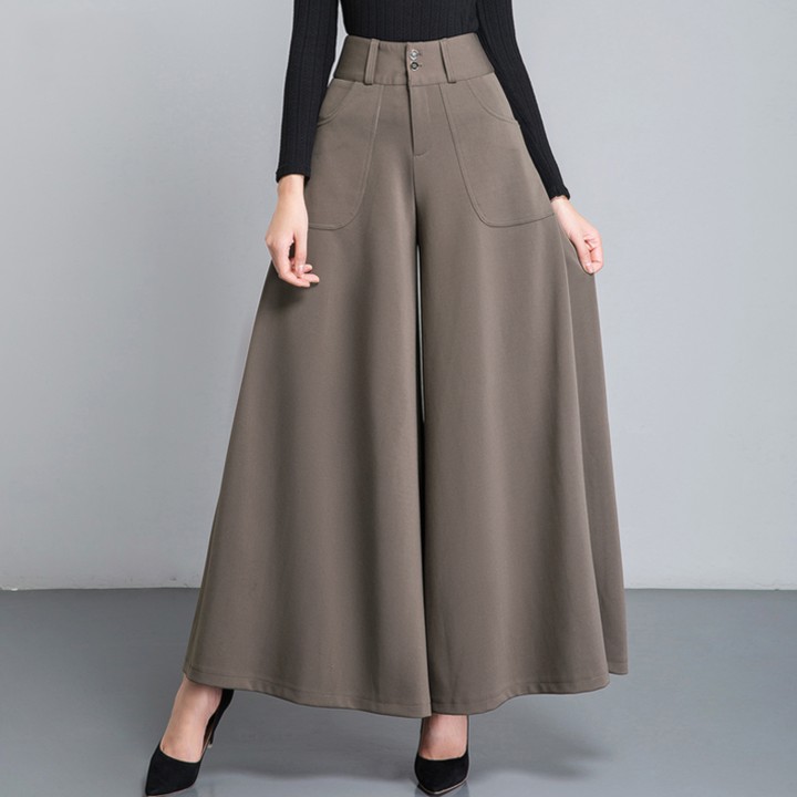 Quần ống rộng nữ đẹp sang trọng vải mềm LN02 | BigBuy360 - bigbuy360.vn