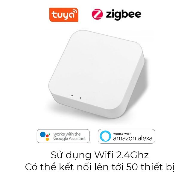 Tuya Smart Hub Zigbee - Điều khiển trung tâm nhà thông minh Tuya, tương thích Google, HomeKit