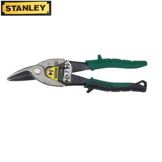 Kéo cắt tôn maxsteel mũi cong phải cán xanh 10"/254mm stanley 14-564