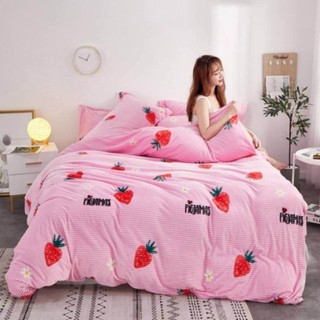 BỘ CHĂN GA GỐI NỈ NHUNG TẶNG KÈM TÚI ĐỰNG - hàng đẹp