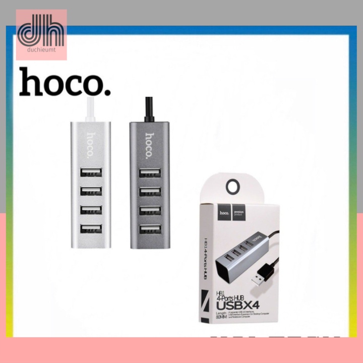 Bộ Chia cổng usb cho máy tính laptop Hoco HB1 - Chính hãng