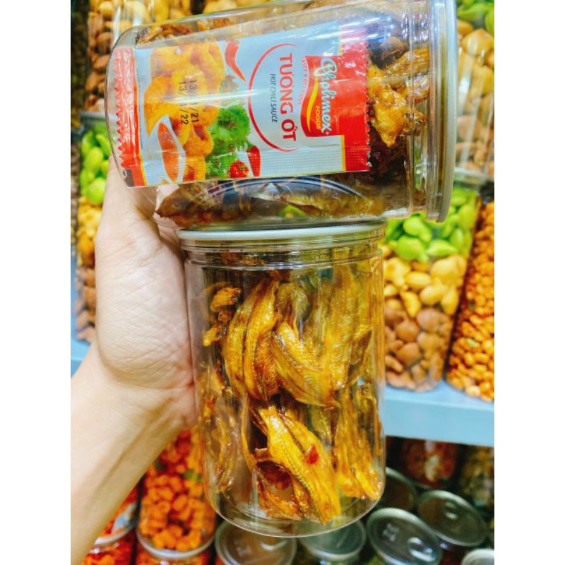 hủ pet-150gr cá mai siêu giòn