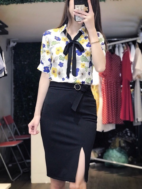 (đã cập nhật)Chân váy body xẻ trước cao cấp+tặng kèm thắt lưng CC | BigBuy360 - bigbuy360.vn