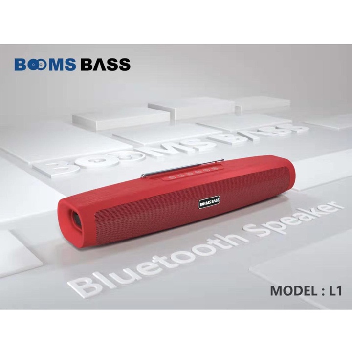 Loa bluetooth BoomsBass L1 kiêm giá đỡ điện thoại kiểu dáng kéo dài sang trọng, âm thanh tuyệt đỉnh