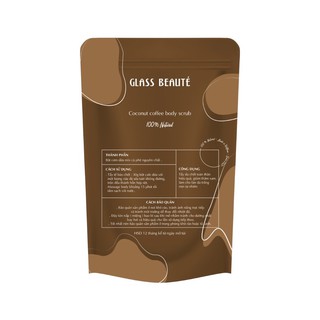 BỘT CÀ PHÊ DỪA [ TẨY TẾ BÀO CHẾT ] - GLASS BEAUTE
