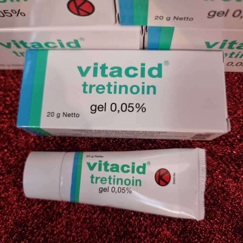 VITACID  0.05% - GIẢM MỤN - CHỐNG LÃO HÓA - DẠNG GEL