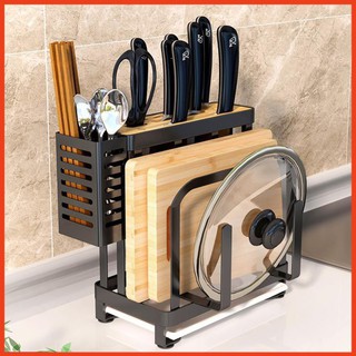 Kệ để dao thớt nhà bếp inox cao cấp dnls2410