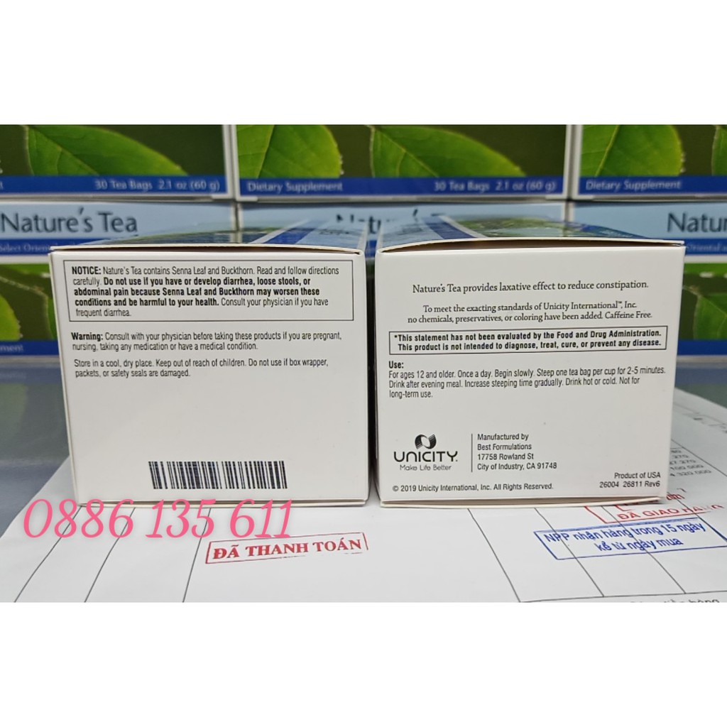 [Bảng giá và 01 hộp Trà Natures tea] Trà Natures Tea | BigBuy360 - bigbuy360.vn